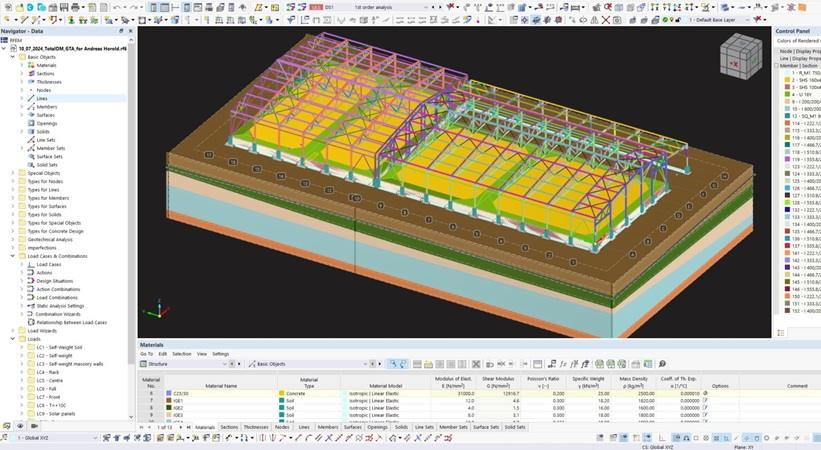 Dlubal RFEM 6 konstrukcijų projektavimui pagal Eurokodus