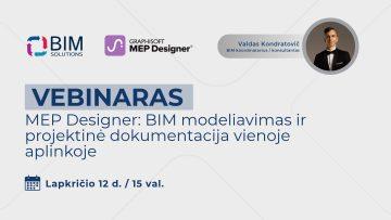 MEP Designer vebinaras
